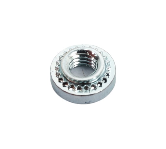 Круглая запрессовочная гайка ЦКИ S М3-1 1,0 мм, Ц, 100 шт. 33701 1