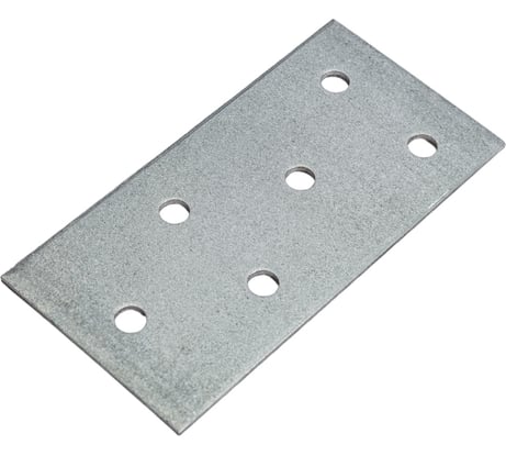 Оцинкованная соединительная пластина Невский Крепеж 80x40x2 мм 917124
