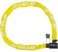 Цепь-замок STELS 85803 в тканевой оплетке, с ключом, 6x1200 мм, желтый LU059775