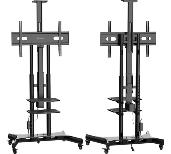 Моторизированная мобильная стойка для телевизора 50"-86" ONKRON TS1881E-B