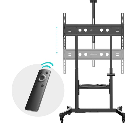 Моторизированная мобильная стойка для телевизора 50"-100" ONKRON TS1991E-B