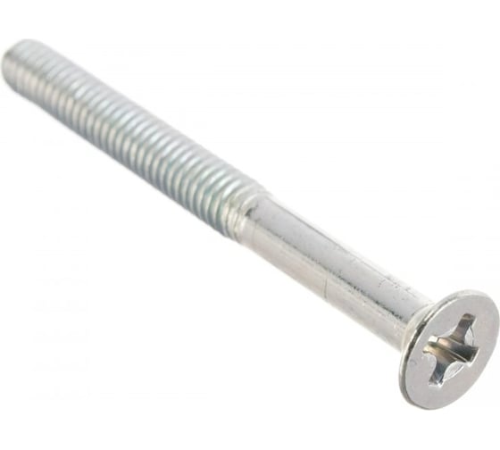 Потайной винт КРЕП-КОМП цинк, DIN 965, 8x100 мм, неполная резьба, 8 шт. вп8100нпмф 1