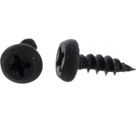 Саморез клоп КРЕП-КОМП острый, черный, 3,5x9,5 мм, 250 шт. кчо95мф