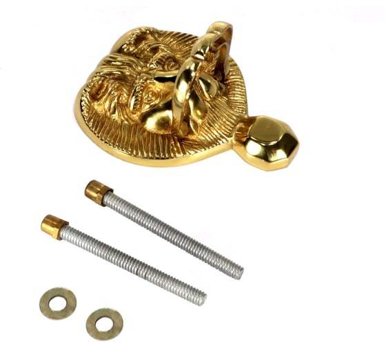 Дверная ручка-кольцо Левша коллекция L.Baskerville Lion 100mm LB-518 латунь У2-0149.З