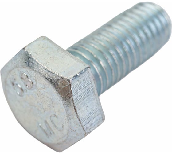 Болт МЕТАЛЛСЕРВИС М10x25 DIN 933, с полной резьбой, цинк, 40 шт. 1240749