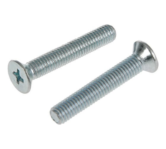 Винт с потайной головкой Tech-Krep DIN 965, цинк, M6x30, 450 шт. 125154