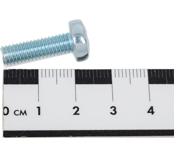 Винт с полукруглой головкой Tech-Krep DIN 7985, цинк, M6x20, 750 шт. 133548