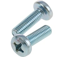 Винт с полукруглой головкой Tech-Krep DIN 7985, цинк, M6x40, 350 шт. 133551