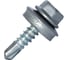 Саморез кровельный по металлу HARDWEX ТМ HWX4-W-P7-4.8x19 мм, св.№2, RAL 9006, 250 шт. 5190000000683 1