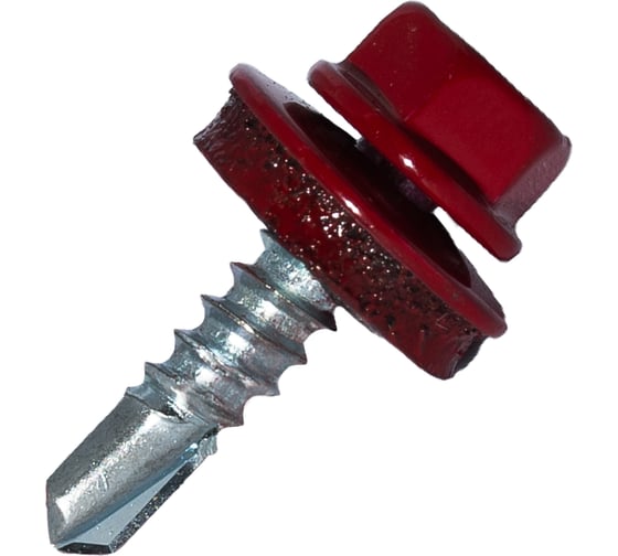 Саморез кровельный по металлу HARDWEX ТМ HWX4-W-P7-4.8x19 мм, св.№2, RAL 3003, 250 шт. 5190000000485