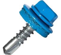 Саморез кровельный по металлу HARDWEX ТМ HWX4-W-P7-4.8x19 мм, св.№2, RAL 5015, 250 шт. 5190000000553