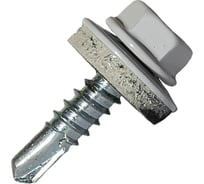 Саморез кровельный по металлу HARDWEX ТМ HWX4-W-P7-4.8x19 мм, св.№2, RAL 7047, 250 шт. 5190000000638