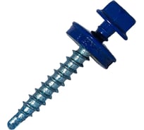 Саморез кровельный по дереву HARDWEX ТМ HWX2-W-P5-4.8x70 мм, св.№1, RAL 5002, 100 шт. 5190000023309