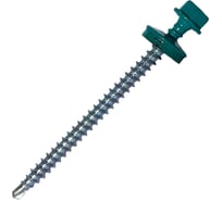 Саморез кровельный по дереву HARDWEX ТМ HWX2-W-P5-4.8x70 мм, св.№1, RAL 5021, 100 шт. 5190000023330