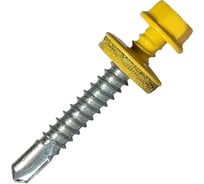 Саморез кровельный по металлу HARDWEX ТМ HWX7-W-P9-5.5x38 мм, св.№3, RAL 1018, 150 шт. 5190000240133