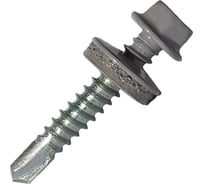 Саморез кровельный по металлу HARDWEX ТМ HWX7-W-P9-5.5x32 мм, св.№3, RAL 7004, 200 шт. 5190000239984