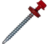 Саморез кровельный по дереву HARDWEX ТМ HWX2-W-P5-4.8x50 мм, св.№1, RAL 3020, 200 шт. 5190000023002