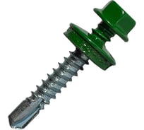 Саморез кровельный по металлу HARDWEX ТМ HWX7-W-P9-5.5x32 мм, св.№3, RAL 6002, 200 шт. 5190000239953