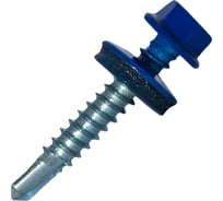 Саморез кровельный по металлу HARDWEX ТМ HWX7-W-P9-5.5x32 мм, св.№3, RAL 5002, 200 шт. 5190000239915