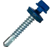 Саморез кровельный по металлу HARDWEX ТМ HWX7-W-P9-5.5x38 мм, св.№3, RAL 5005, 150 шт. 5190000240218