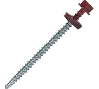 Саморез кровельный по дереву HARDWEX ТМ HWX2-W-P5-4.8x70 мм, св.№1, RAL 3009, 100 шт. 5190000023279