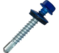 Саморез кровельный по металлу HARDWEX ТМ HWX7-W-P9-5.5x38 мм, св.№3, RAL 5002, 150 шт. 5190000240201