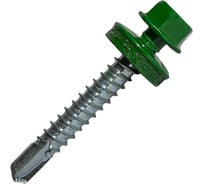 Саморез кровельный по металлу HARDWEX ТМ HWX7-W-P9-5.5x38 мм, св.№3, RAL 6002, 150 шт. 5190000240249