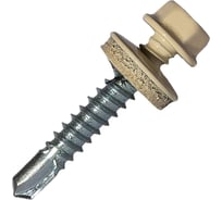 Саморез кровельный по металлу HARDWEX ТМ HWX7-W-P9-5.5x32 мм, св.№3, RAL 1015, 200 шт. 5190000239830