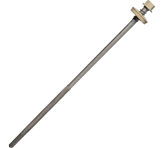 Саморез для сэндвич-панелей HARDWEX ТМ HWX16-P20-6.3/5.5x190 мм, св.№6, RUSPERT, RAL 1015, 50 шт. 5190002408753