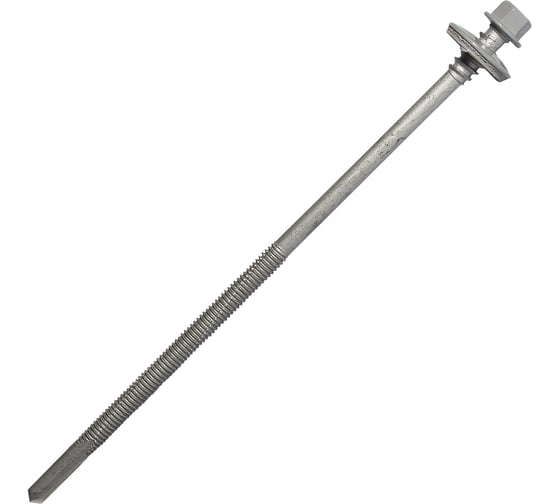 Саморез для сэндвич-панелей HARDWEX ТМ HWX16-P20-6.3/5.5x160 мм, св.№6, RUSPERT, RAL 7004, 50 шт. 5190002408616