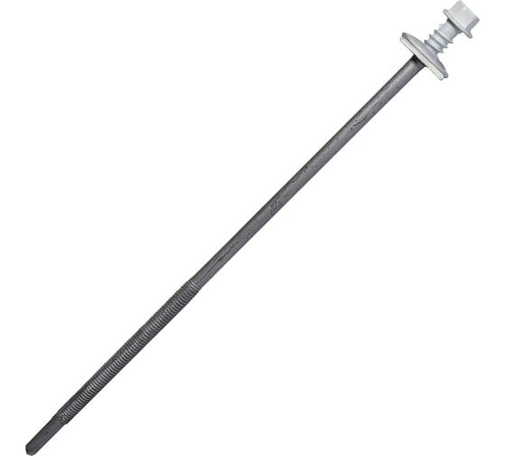 Саморез для сэндвич-панелей HARDWEX ТМ HWX16-P20-6.3/5.5x205 мм, св.№6, RUSPERT, RAL 9010, 50 шт. 5190024091407