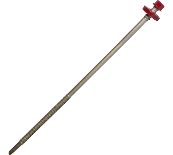 Саморез для сэндвич-панелей HARDWEX ТМ HWX16-P20-6.3/5.5x205 мм, св.№6, RUSPERT, RAL 3011, 50 шт. 5190002409101