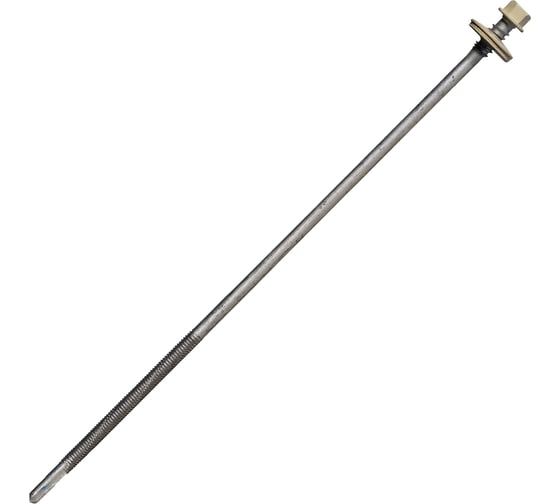 Саморез для сэндвич-панелей HARDWEX ТМ HWX16-P20-6.3/5.5x240 мм, св.№6, RUSPERT, RAL 1015, 50 шт. 5190024091452