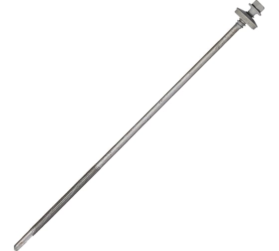 Саморез для сэндвич-панелей HARDWEX ТМ HWX16-P20-6.3/5.5x240 мм, св.№6, RUSPERT, RAL 7047, 50 шт. 5190024091636