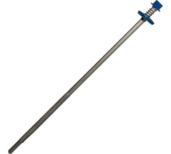 Саморез для сэндвич-панелей HARDWEX ТМ HWX16-P20-6.3/5.5x205 мм, св.№6, RUSPERT, RAL 5005, 50 шт. 5190024091254