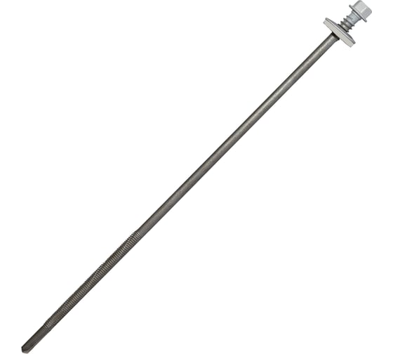 Саморез для сэндвич-панелей HARDWEX ТМ HWX16-P20-6.3/5.5x240 мм, св.№6, RUSPERT, RAL 9010, 50 шт. 5190024091698