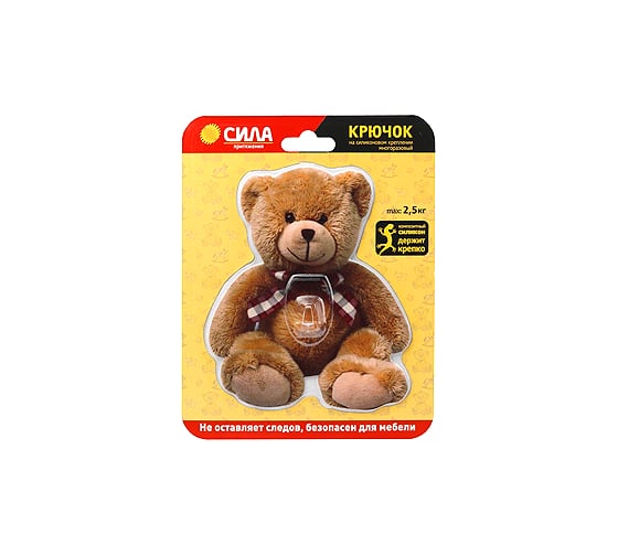 Крючок на силиконовом креплении TEDDY СИЛА Б0002519 1
