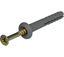 Дюбель-гвоздь INTERFIX 6 К40 грибовидный борт, быстрый монтаж, ПП, 2000 шт. 8988