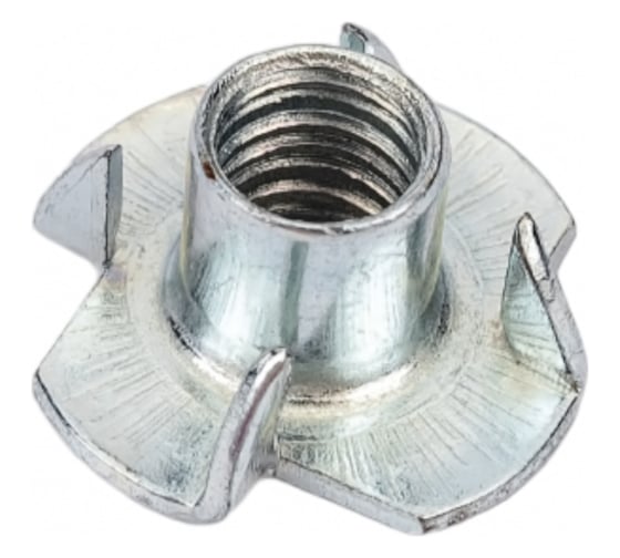 Мебельная врезная гайка МЕТАЛЛСЕРВИС М8x11 DIN 1624, цинк, 50 шт. 1239721