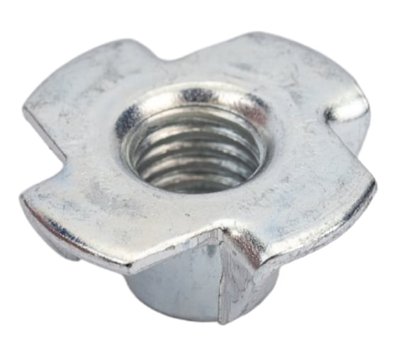 Мебельная врезная гайка МЕТАЛЛСЕРВИС М8x11 DIN 1624, цинк, 50 шт. 1239721