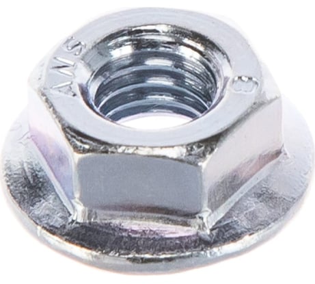 Гайка с фланцем МЕТАЛЛСЕРВИС М8, DIN 6923, цинк, 100 шт. 1241175