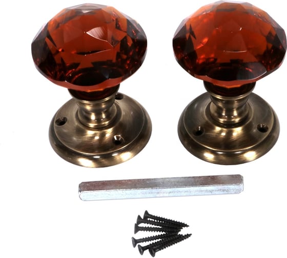 Дверные ручки Левша VETRO на розетке d60mm V105 бронза У2-1539.Бр