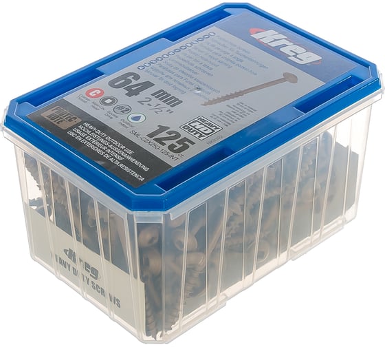 Шурупы KREG для HD 2-1/2", 125 шт. SML-C2X250-125-INT