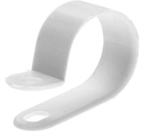 Серьга для кабеля STARFIX 20 мм, белая, 50 шт. SMC2-65319-50