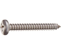 Саморез с полусферической головкой STARFIX 5,5x45 мм, острый, нержавеющая сталь, DIN 7981, 10 шт. SMZ1-77221-10