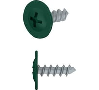 Саморез с прессшайбой STARFIX 4,2x16 мм, цинк, острый, RAL 6005, 150 шт. SMP1-39904-150