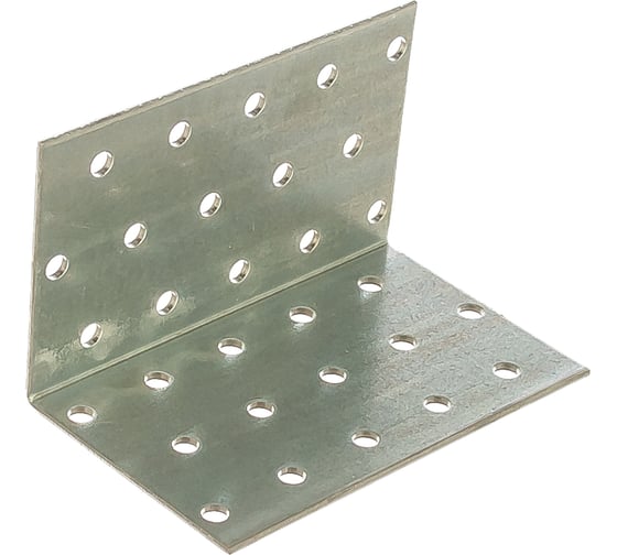 Крепежный угол Зубр МАСТЕР равносторонний, 100х60х60 мм, 20 шт. 310205-100-060 1