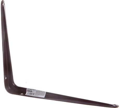 Уголок-кронштейн STAYER MASTER 250х200 мм, коричневый 37404-3