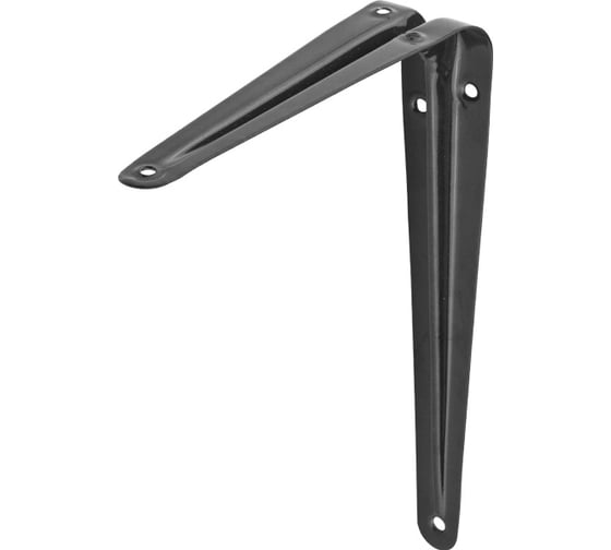 Уголок-кронштейн STAYER MASTER 250х200 мм, черный 37404-4