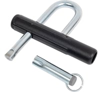 Навесной винтовой замок Дверной Страж знв 1-10 дс, с одной секретностью, трёхгранный ключ ДС42589